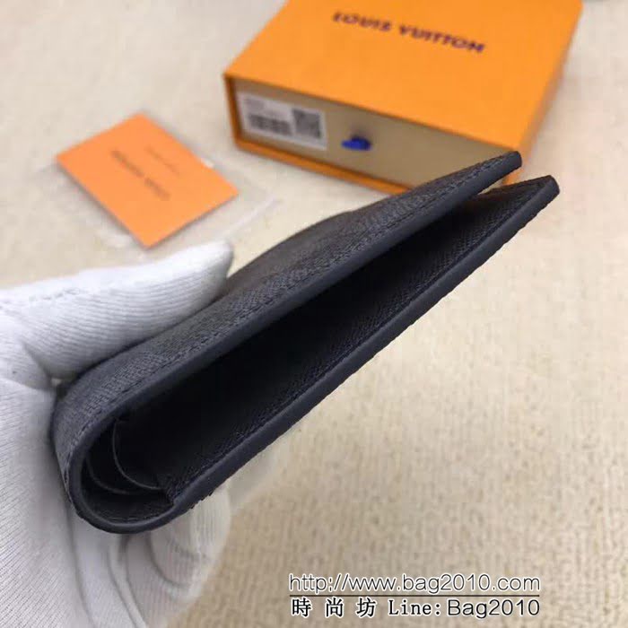 路易威登LV頂級原單 N62663海外原單 DamierGraphite帆布錢夾 ZY1109